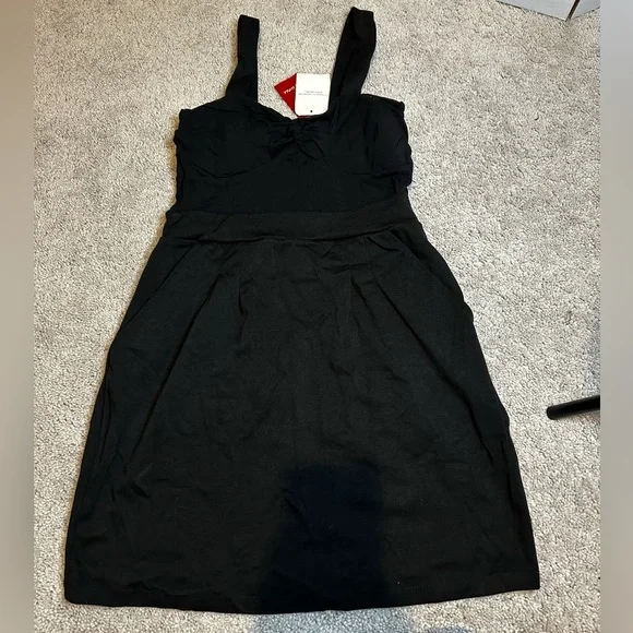 Guess Black Backless short Dress with Twisted Side Pocket for Women